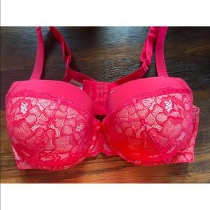 Torrid Push-up Balconette Red Lace Bra 42DD